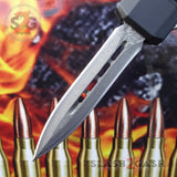 S2G Tactical Small 7" OTF Bullet HK Automatic Knife - Single Edge Damascus Knife-OTF - Tophatter Daily Deals