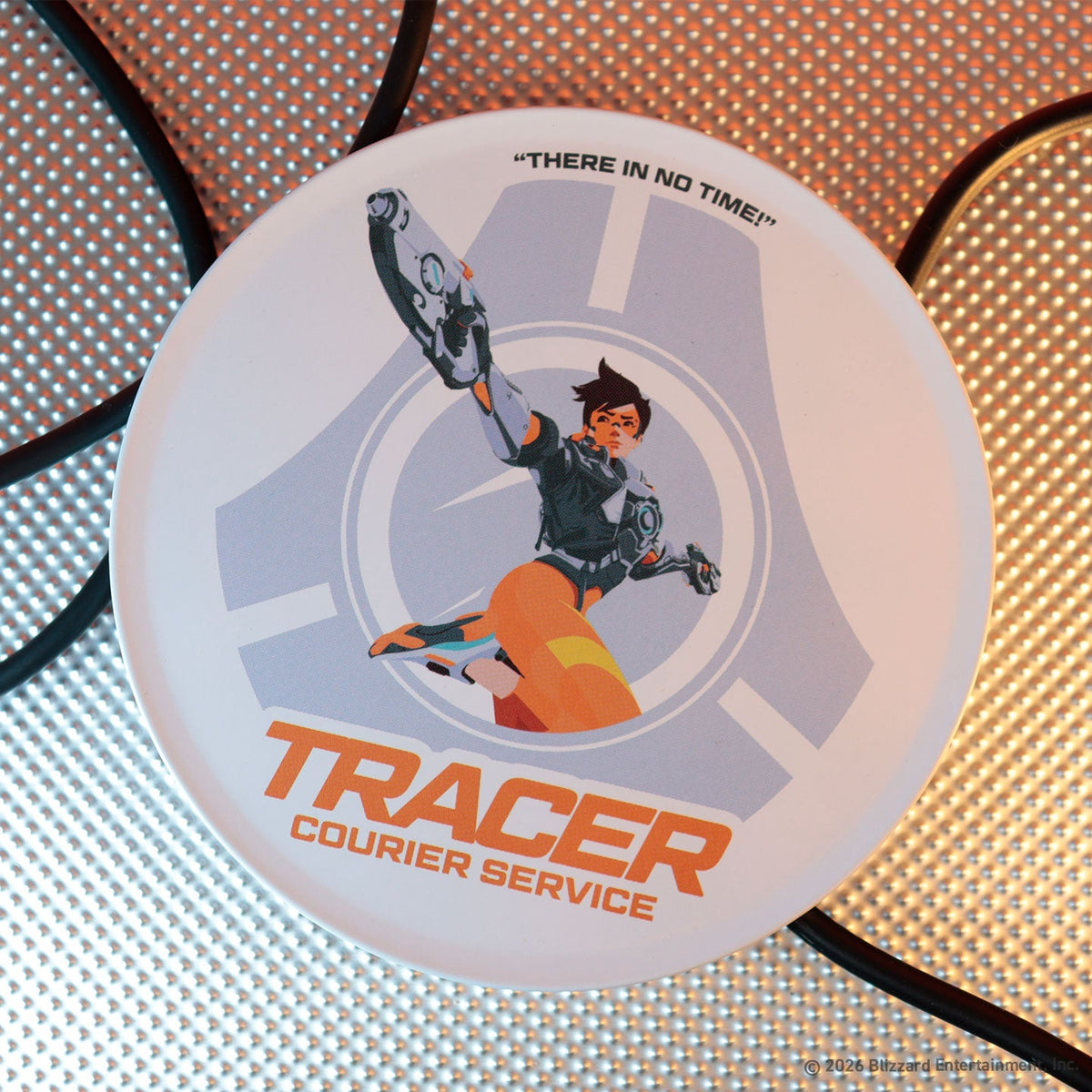 Overwatch - Set of Four Printed Metal Coasters Coaster - Tophatter Daily Deals