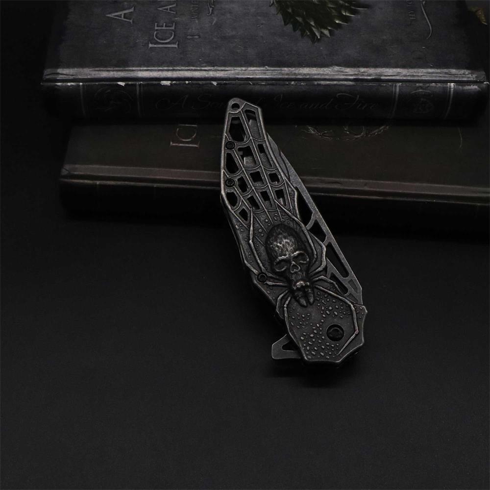 3D Skeleton Spider Folding Knife - Tophatter Daily Deals
