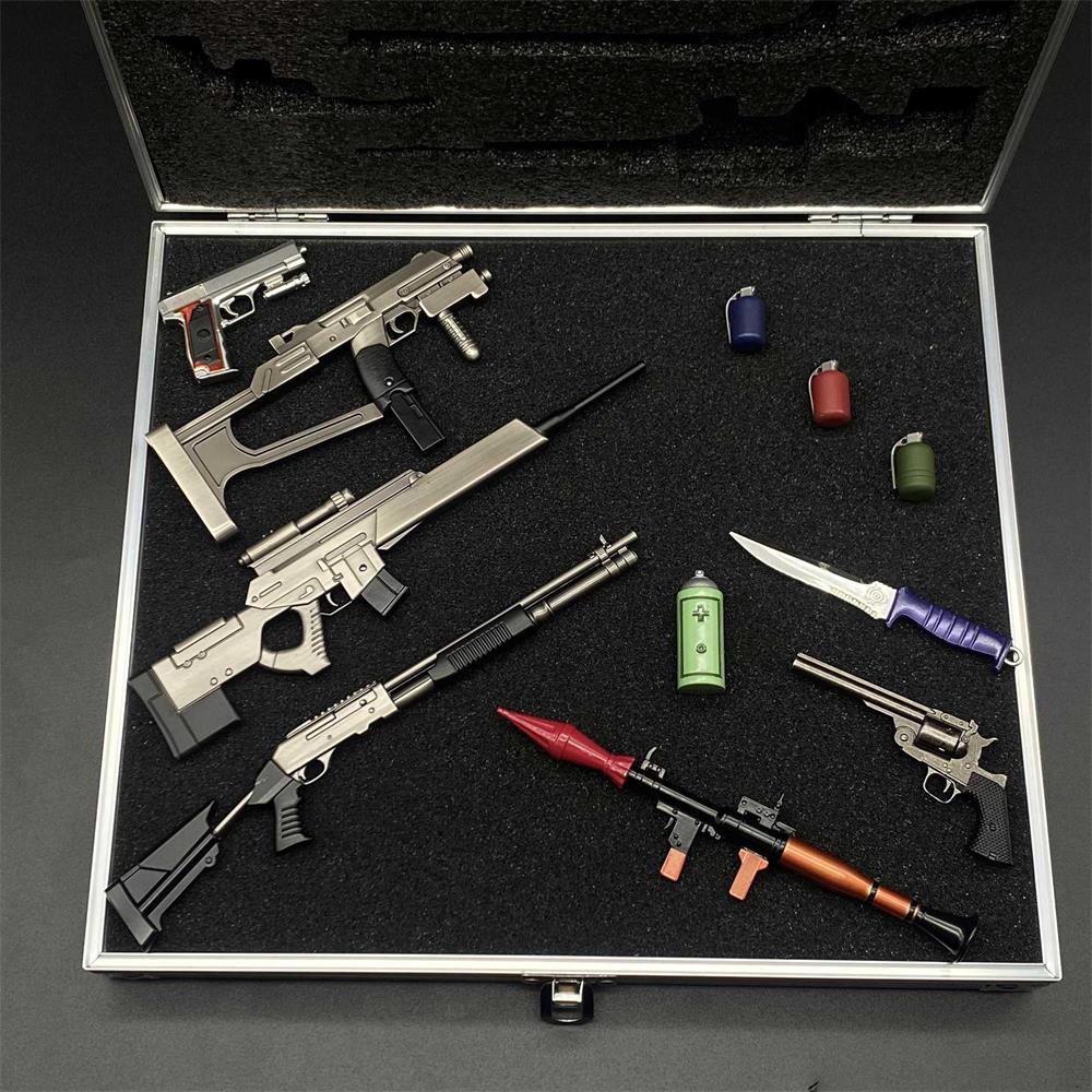 Re4 Weapon Case Leon S Kennedy Metal Mini Weapon Suitcase 11 in 1 - Tophatter Daily Deals