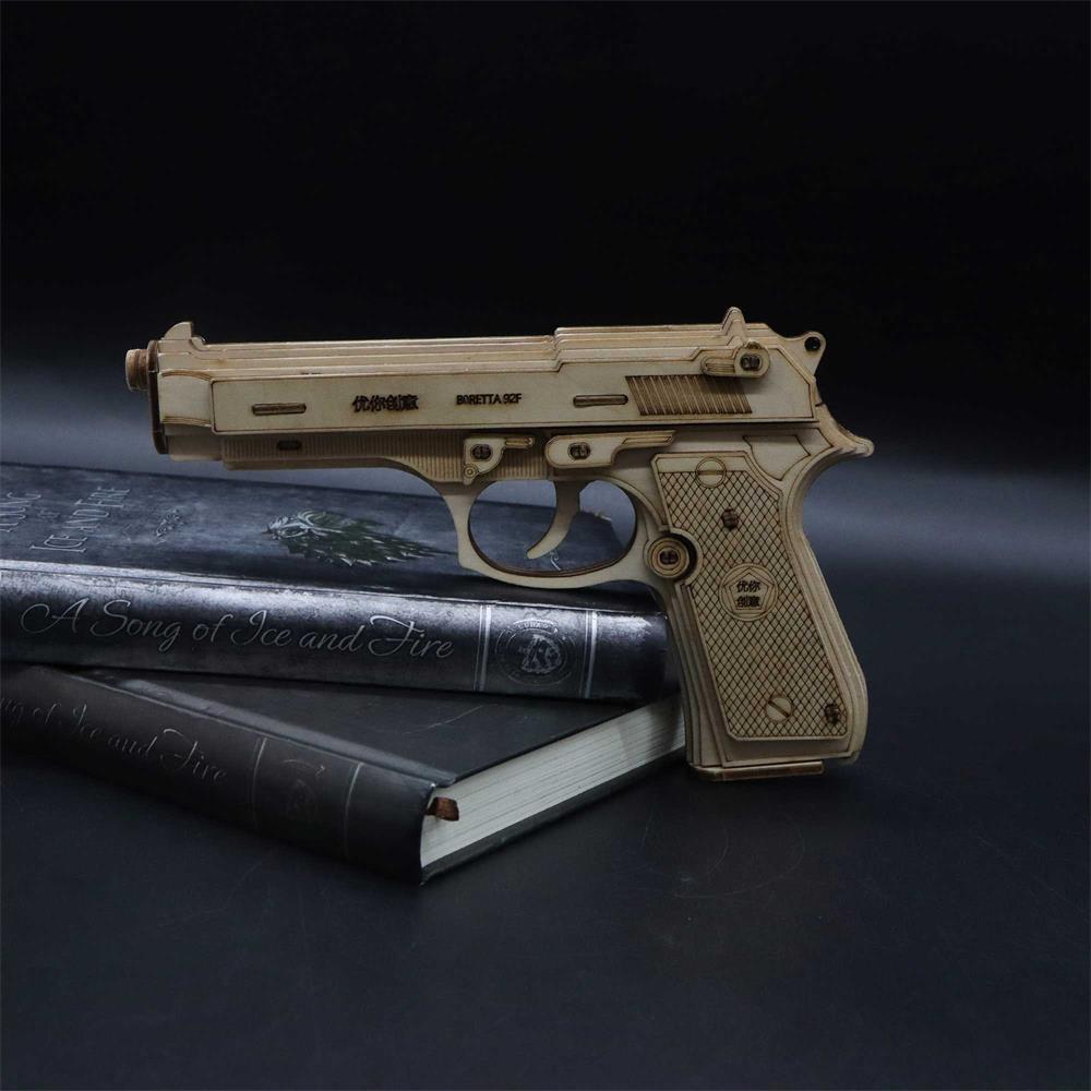 Beretta M92F Wooden Model Pistol - Tophatter Daily Deals