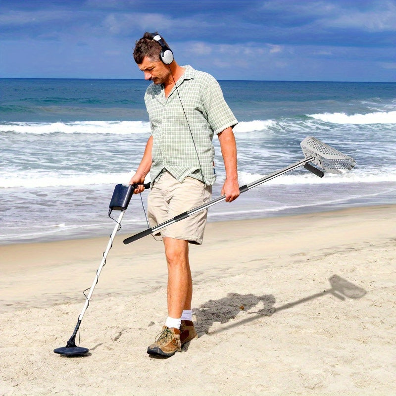 Long Handle Stainless Steel Sand Scoop for Detecting Tools > Industrial Tools - Tophatter Daily Deals