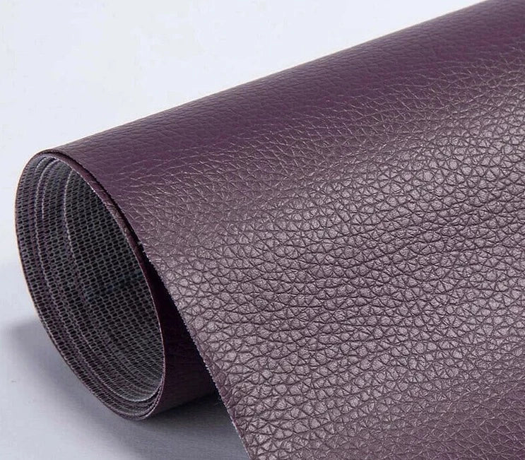 Leather Repair Patch Self Adhesive Cuttable Sofa Fix Purple 8*55in(20*138cm) - Tophatter Daily Deals