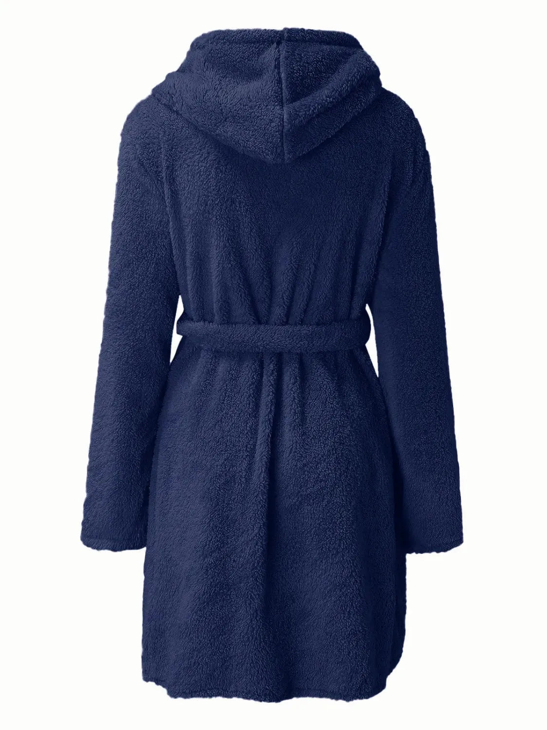 Tie Waist Hooded Robe Sleep Dresses - Tophatter Daily Deals