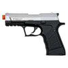 EKOL ALP Nickel Finish 9mm Sub-Compact V92F Front Firing Blank Gun - TOPHATTER'S ARMORY DEALS Collectible Weapons - Tophatter Daily Deals