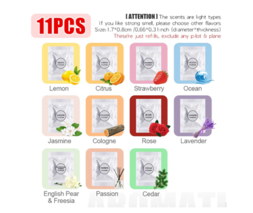 Scent Pod Refills Mixed Fragrances (11 pieces) - Tophatter Daily Deals