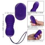 Slay ThrustMe Remote Control Ribbed Bullet Vibrator > Sex Toys For Ladies > Vibrating Eggs - Tophatter Daily Deals