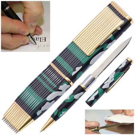 Elegant Executive Dozen Letter Opener Knives Camo - TOPHATTER'S ARMORY DEALS Collectible Weapons - Tophatter Daily Deals