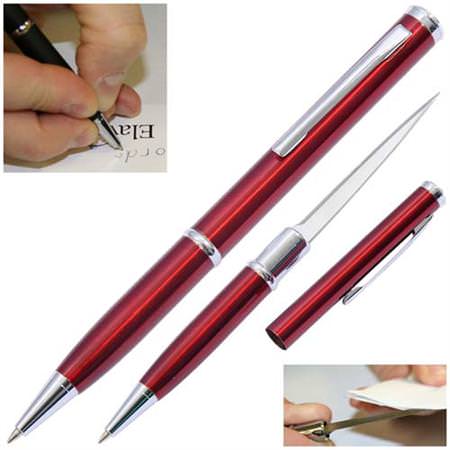 Elegant Executive Letter Opener Pen Knife Red - TOPHATTER'S ARMORY DEALS Collectible Weapons - Tophatter Daily Deals