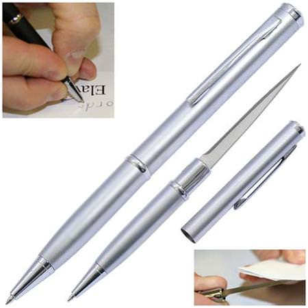Elegant Executive Letter Opener Pen Knife Silver Collectible Weapons - Tophatter Daily Deals
