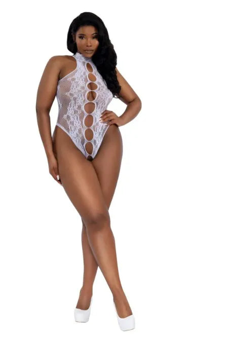 Peek-a-Boo Teddy – Nylon Spandex Lingerie > Clothes > Teddies - Tophatter Daily Deals