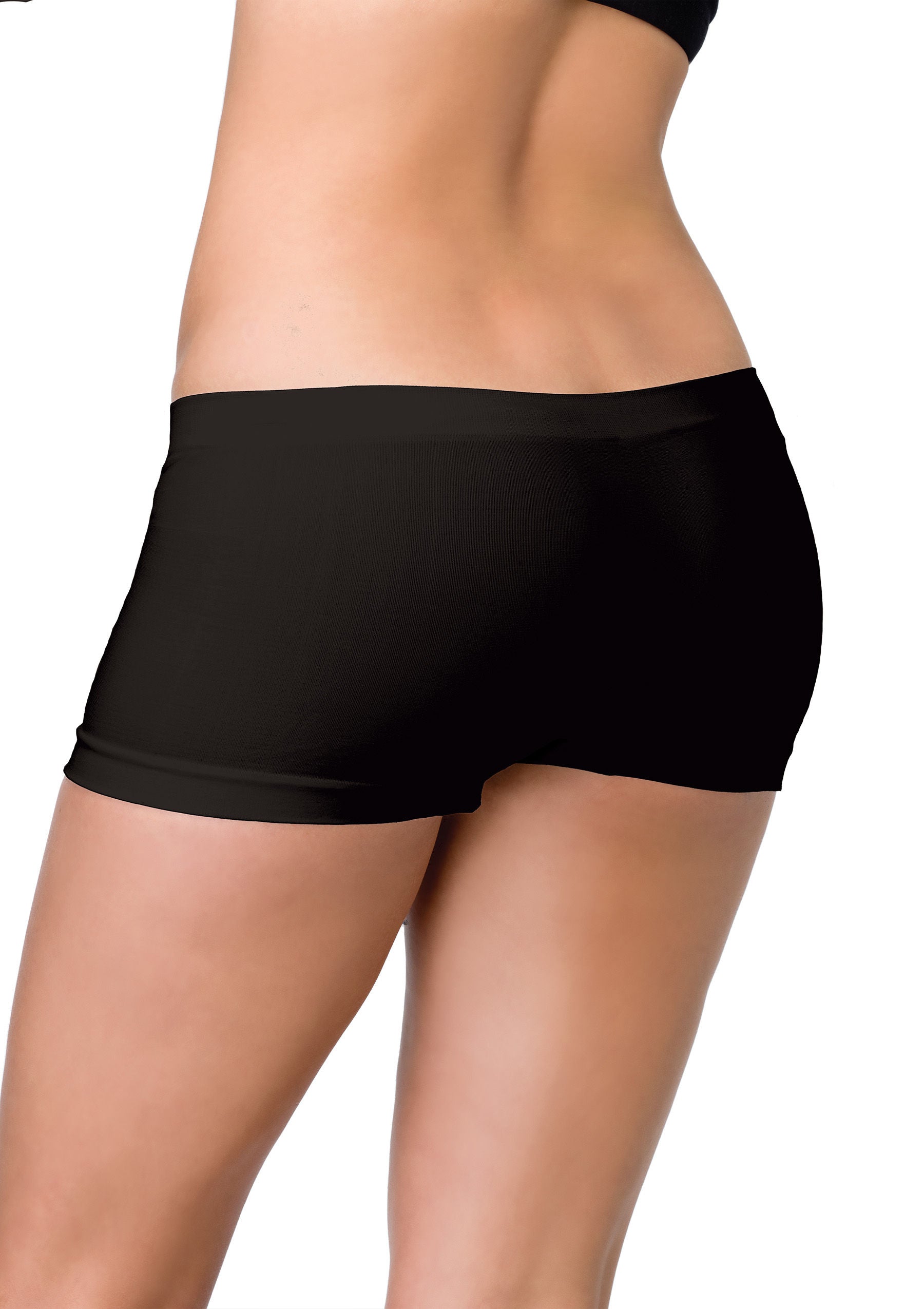 Seamless Black Boyshorts – Stretchy Lingerie Bottoms > Clothes > Panties - Tophatter Daily Deals
