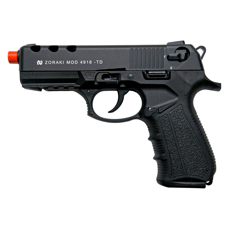 Zoraki 4918 Black Finish Front Firing Blank Gun - Tophatter's Inc. Weapons Store Online Collectible Weapons - Tophatter Daily Deals