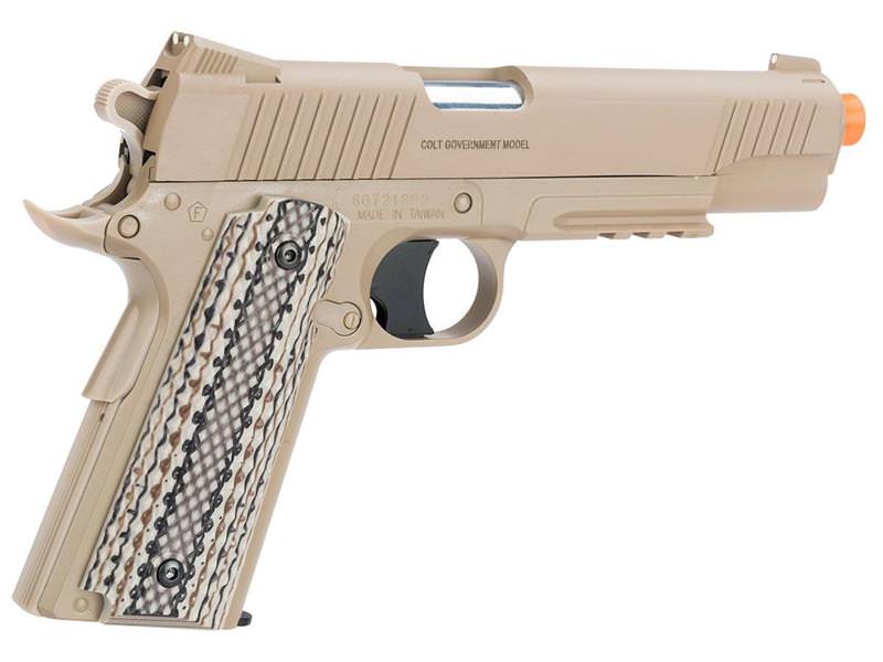 COLT M45A1 CO2 Powered Metal Slide M1911 Airsoft Pistol FPS-328 - Tophatter's Inc. Weapons Store Online Collectible Weapons - Tophatter Daily Deals