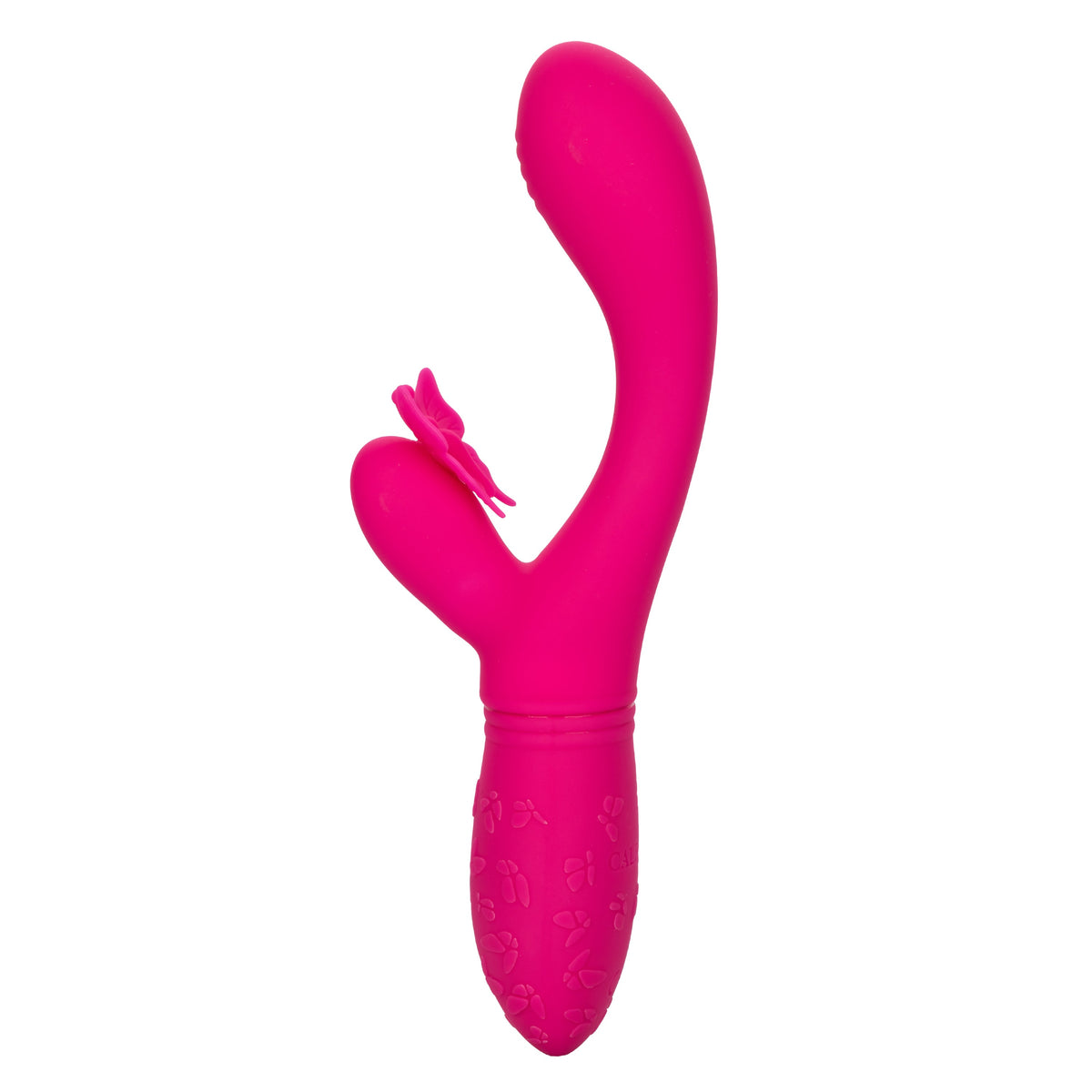 Butterfly Kiss Flutter Vibrator in Pink with 10 Vibration Functions and Dual Motors > Vibrators > Ladies > Rabbit - Tophatter Daily Deals