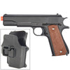 M1911 Replica Airsoft Spring Pistol Metal with Quick Release Holster - Tophatter's Army Products & Self Defense Collectible Weapons - Tophatter Daily Deals
