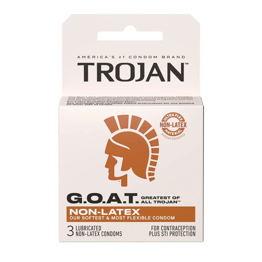 Trojan Goat Non-Latex Condoms 3 Pack – Flexible Non-Latex Condoms > Essentials > Condoms - Tophatter Daily Deals