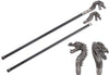 Traditional Flaming Dragon Walking Cane - TOPHATTER'S ARMORY DEALS Collectible Weapons - Tophatter Daily Deals