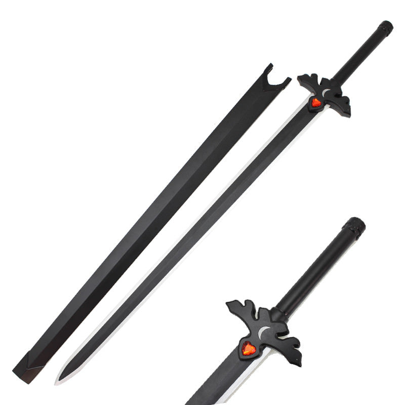 SAO Alicization Kirigaya Kazuto/Kirito's Cosplay Wooden Night Sky Sword - Tophatter's Army Products & Self Defense Collectible Weapons - Tophatter Daily Deals