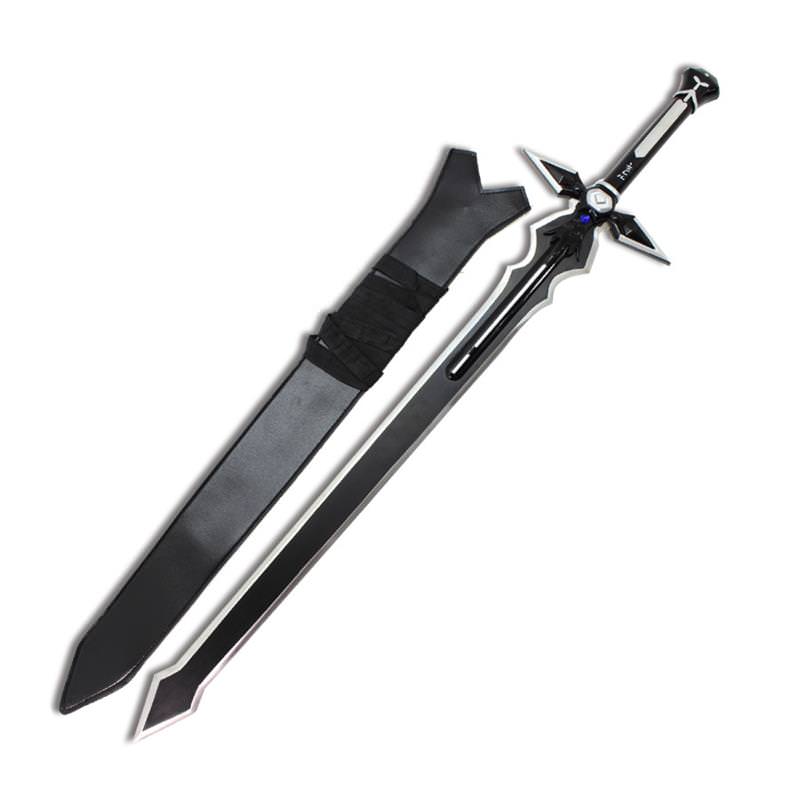 SAO Black Dark Repulser Sword of Kirito Replica Steel Sword - Tophatter's Inc. Weapons Store Online Collectible Weapons - Tophatter Daily Deals