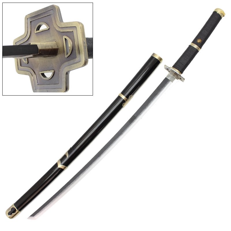 Roronao Zoro Yubashiri Anime Ryo Wazamono Wooden Cosplay Sword - Tophatter's Inc. Weapons Store Online Collectible Weapons - Tophatter Daily Deals