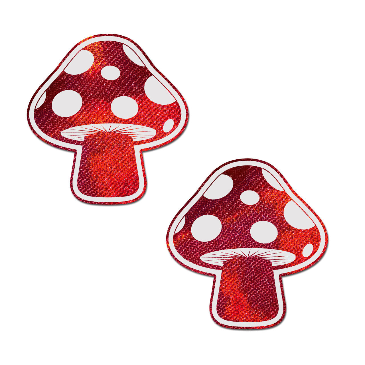 Mushroom Shiny Glow in the Dark Shroom Nipple Pasties - Tophatter Daily Deals