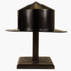 Medieval Black Kettle Hat Helmet Warrior Costume With Display Stand - Tophatter's Army Products & Self Defense Collectible Weapons - Tophatter Daily Deals
