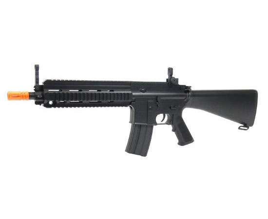 Double Eagle MK416 AEG Tactical RIS Assault Rifle with Fixed Stock - TOPHATTER'S ARMORY DEALS Collectible Weapons - Tophatter Daily Deals