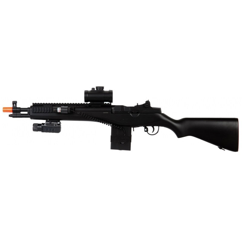 M806A2 / M306P M14 Airsoft AEG with Flashlight and Laser - Tophatter's Inc. Weapons Store Online Collectible Weapons - Tophatter Daily Deals