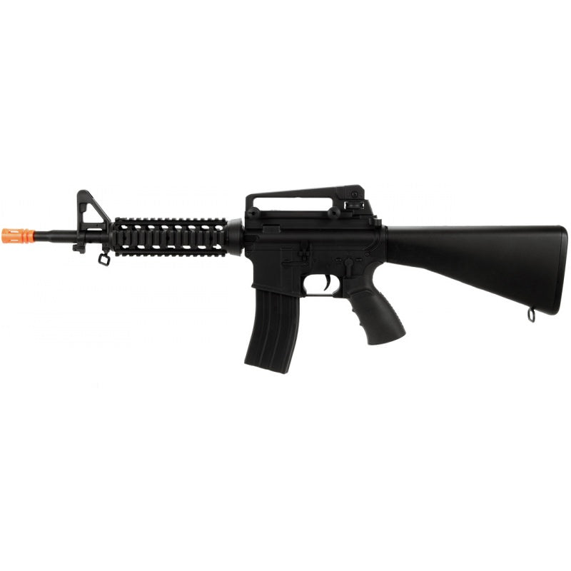 Well Airsoft M4 AEG Tactical RIS with Fixed Stock Carrying Handle - Tophatter's Guns'N'Weapons Store - FREE SHIPPING Collectible Weapons - Tophatter Daily Deals