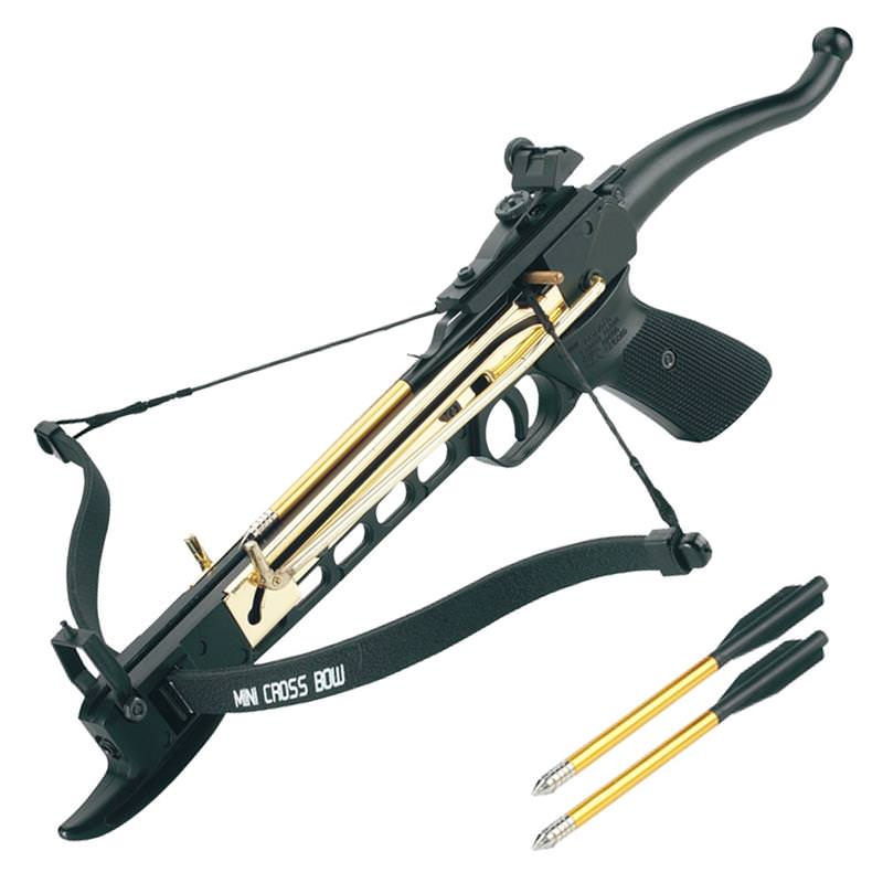 Self Cocking Aluminium Pistol System Crossbow 80 Lbs - Tophatter Daily Deals