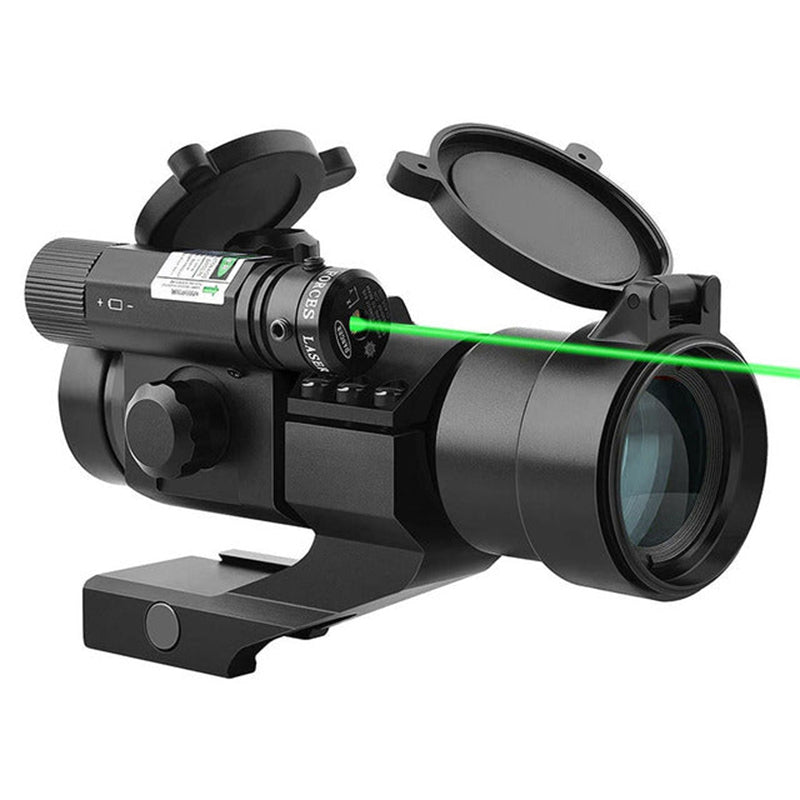 1X30 red and green laser sight with 20MM bracket 4MOA Green Laser - Tophatter Daily Deals