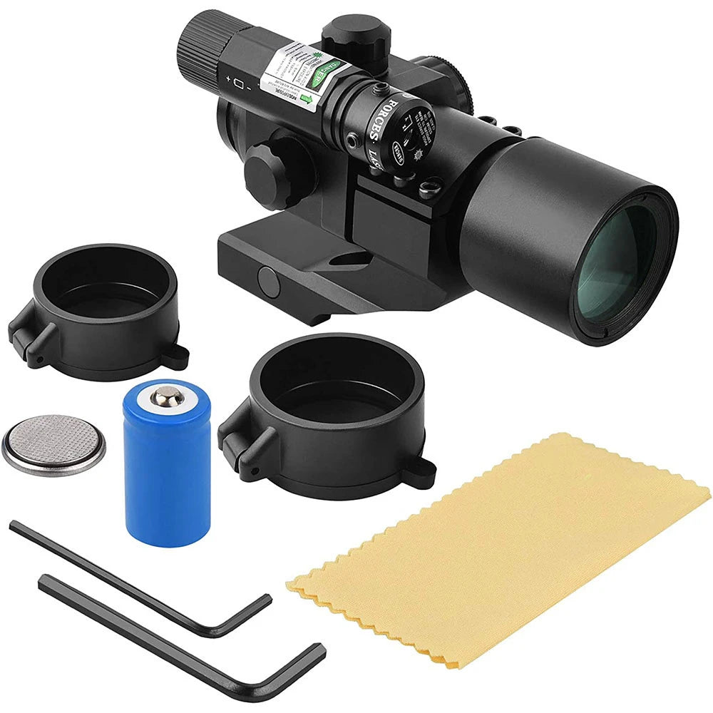 1X30 red and green laser sight with 20MM bracket 4MOA - Tophatter Daily Deals