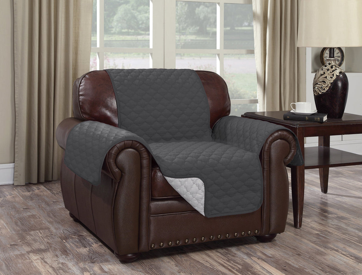 Water Resistant Reversible Couch Cover - Comes in 3 Sizes & 4 Colors! Furniture & Decor - Tophatter Daily Deals