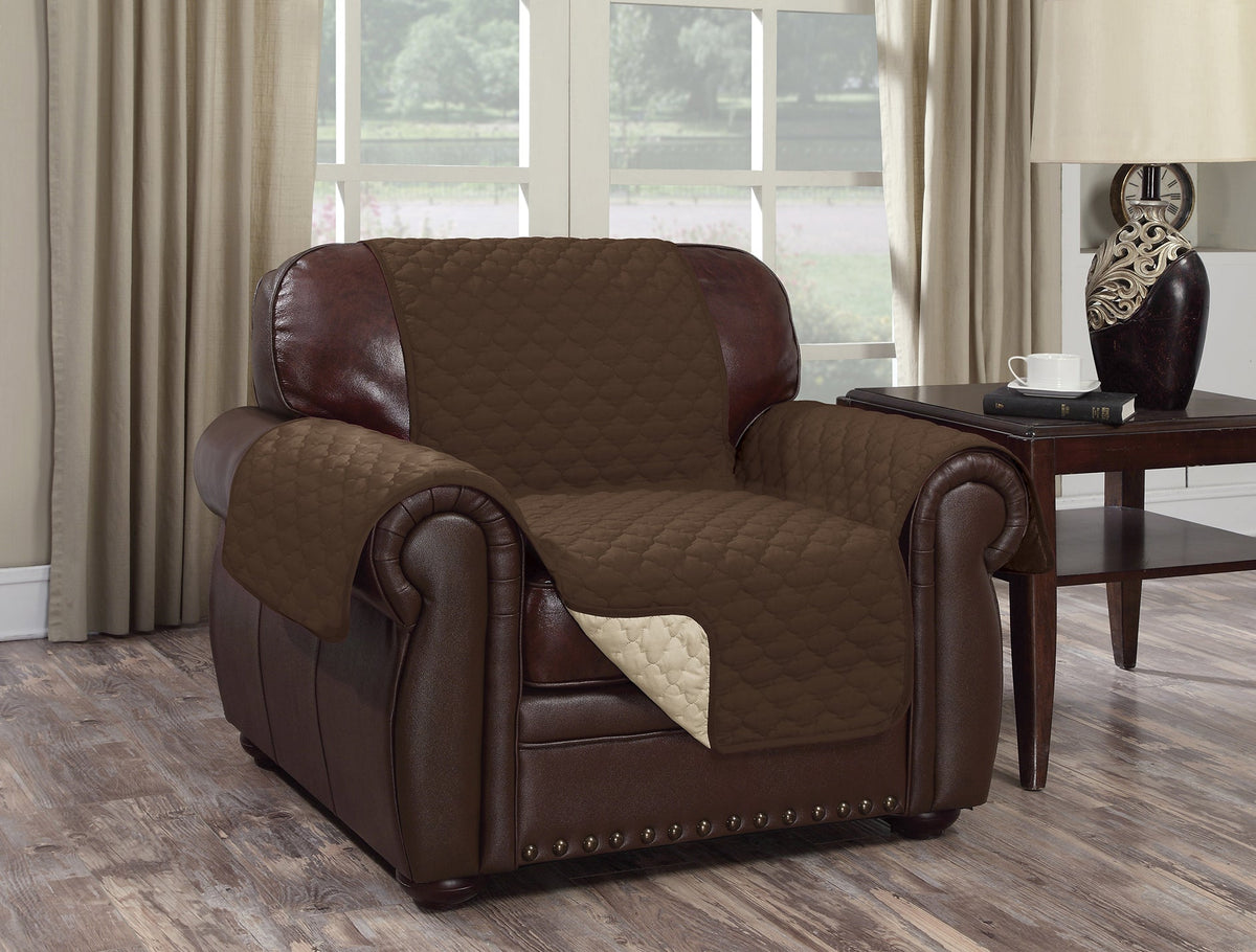 Water Resistant Reversible Couch Cover - Comes in 3 Sizes & 4 Colors! Furniture & Decor - Tophatter Daily Deals