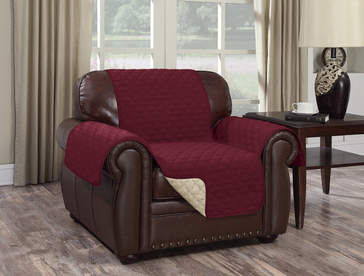 Water Resistant Reversible Couch Cover - Comes in 3 Sizes & 4 Colors! Furniture & Decor - Tophatter Daily Deals