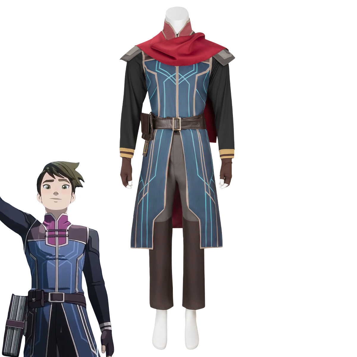 The Dragon Prince Season 4 Prince Callum Cosplay Costume Costume - Tophatter Daily Deals