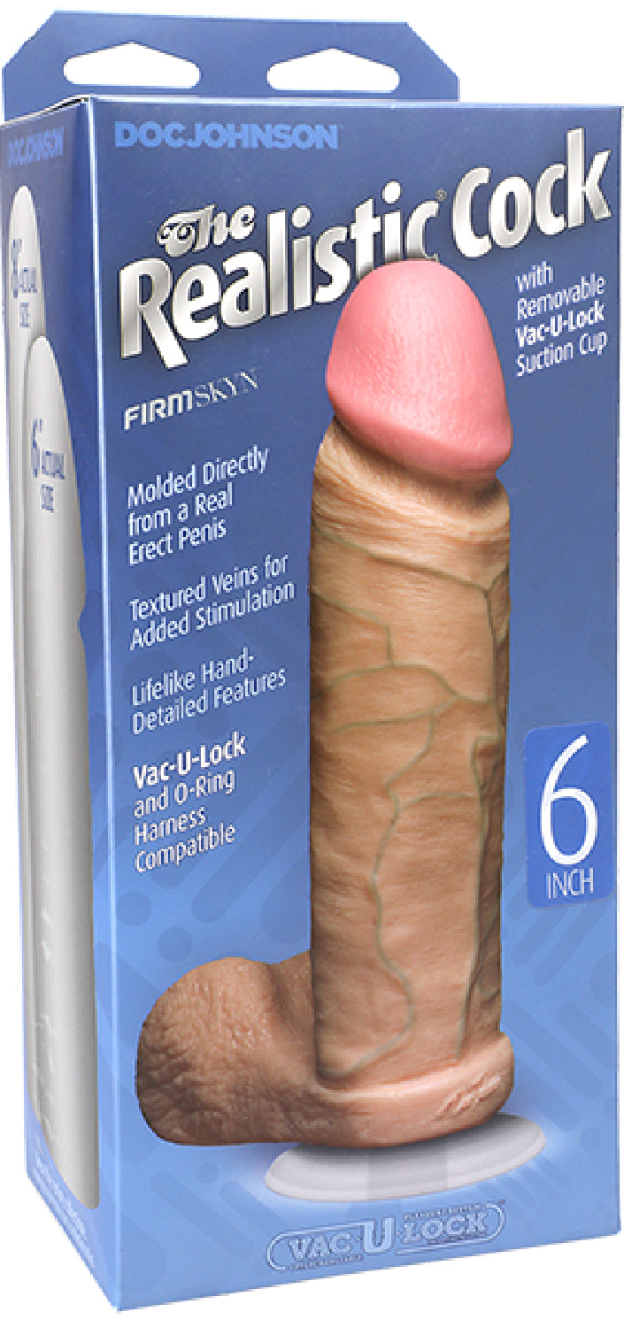Ultraskyn 6 Inch Realistic Cock – Body-Safe Suction Cup Dildo > Dildos > Realistic Dildos - Tophatter Daily Deals
