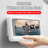 Waterproof Shower 360 Degree Rotating Phone Holder with Touch Screen Capability Phone Mounts & Holders - Tophatter Daily Deals