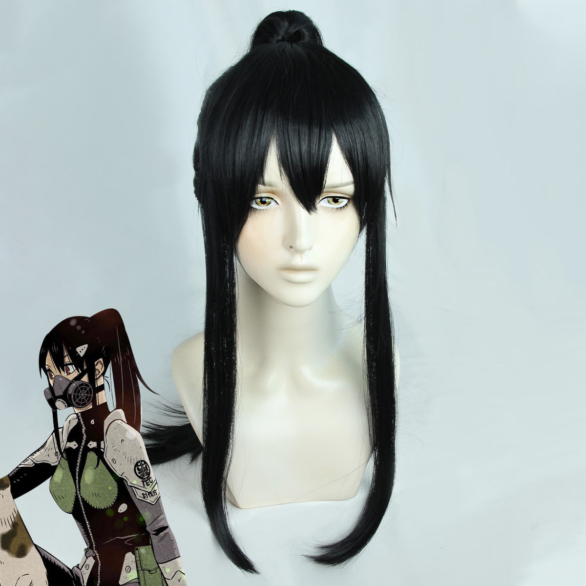 Kaiju No. 8 Mina Ashiro Black Cosplay Wig Wig - Tophatter Daily Deals