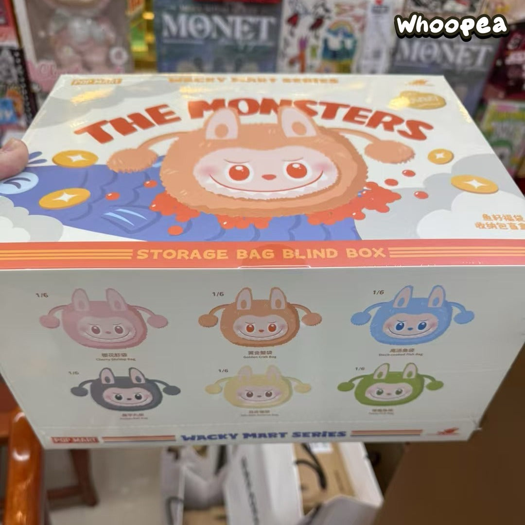 THE MONSTERS LABUBU Wacky Mart Series Storage Bag Blind Box 1 SET (6 BOXES) - Tophatter Daily Deals