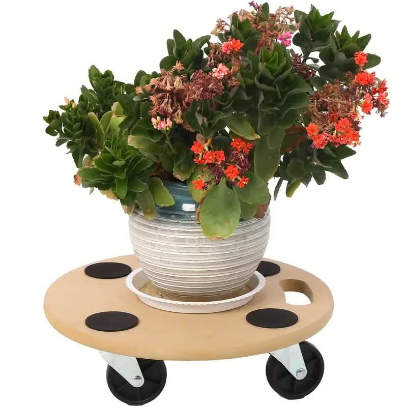 2-Piece: Furniture Moving Dolly Heavy Duty Wood Rolling Mover Home Improvement - Tophatter Daily Deals