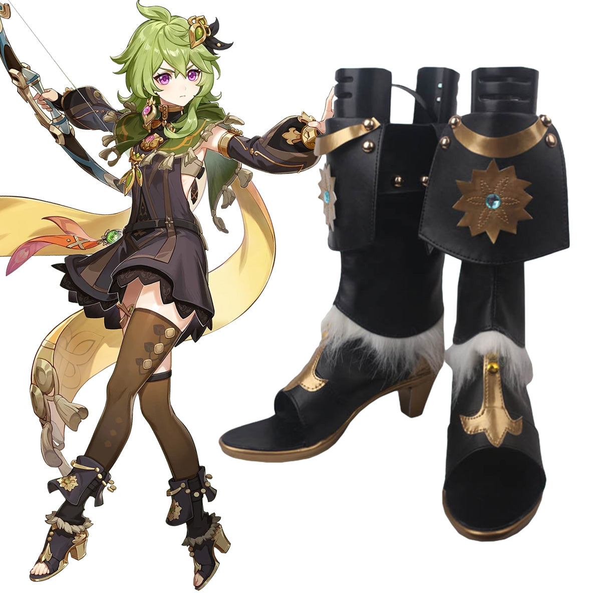 Genshin Impact Collei Cosplay Shoes Shoes/Boots - Tophatter Daily Deals