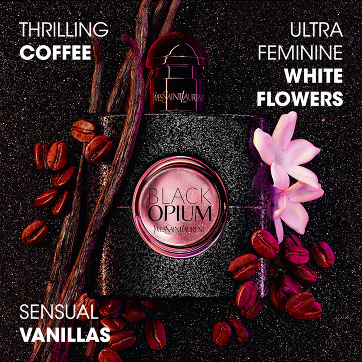 YSL Black Opium Eau De Parfum 30ml Spray - Tophatter Daily Deals