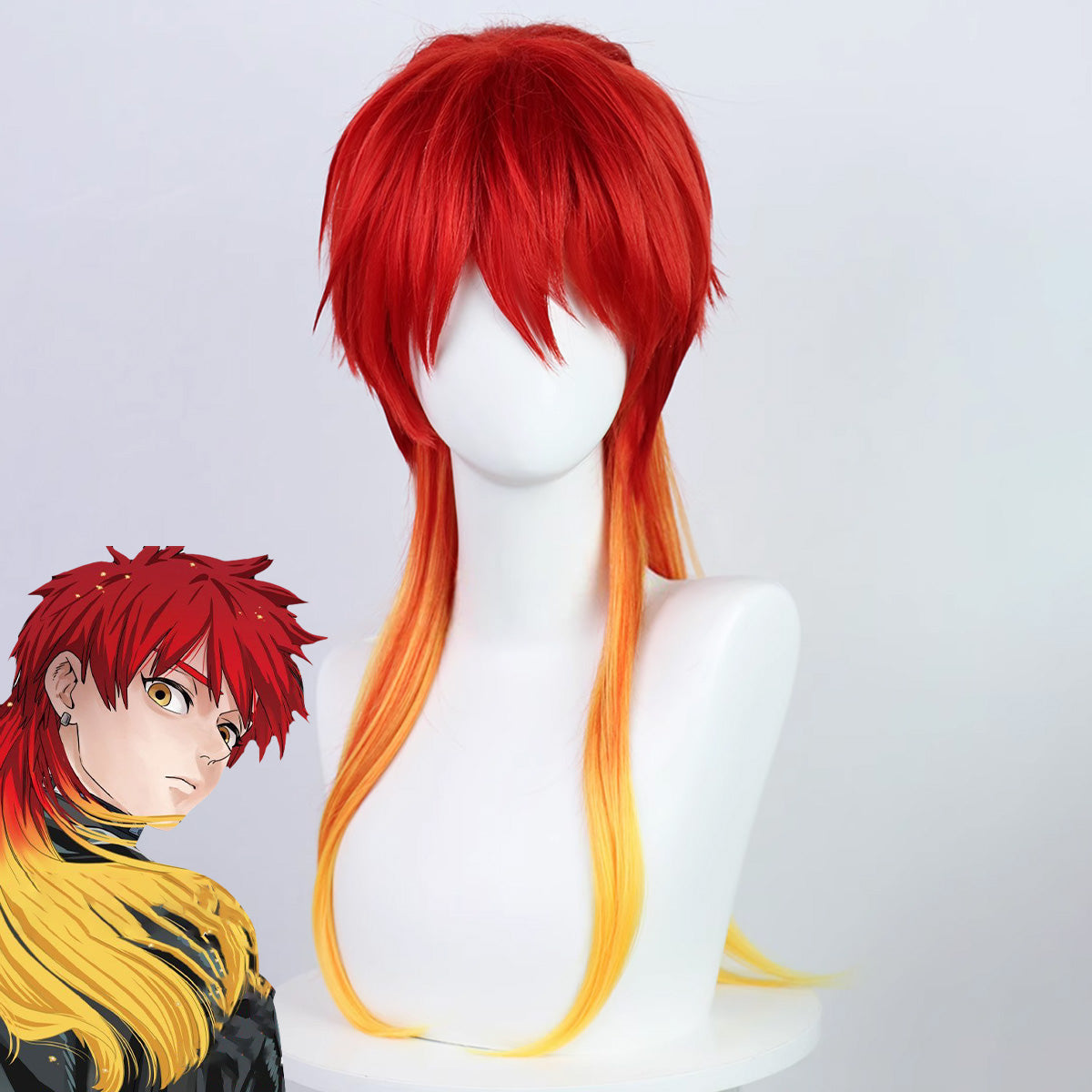 Wind Breaker Chika Takiishi Red Yellow Cosplay Wig Wig - Tophatter Daily Deals