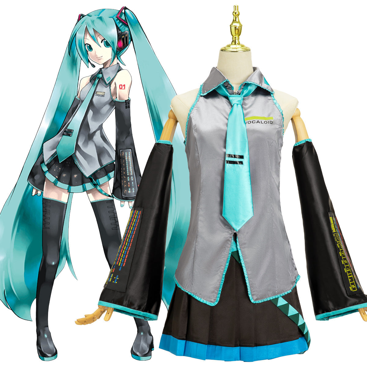 [In Stock] Vocal Idol Initial Cosplay Costume - Tophatter Daily Deals