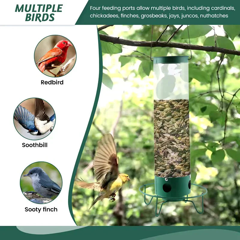 Squirrel Proof Bird Feeder Rotating Perch Fall 2025 - Tophatter Daily Deals