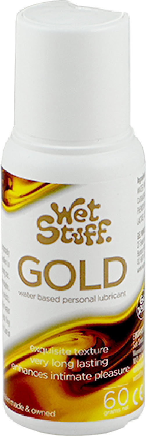 Wet Stuff Gold – Long-Lasting Clear Water-Based Lubricant > Lube > Water Based - Tophatter Daily Deals