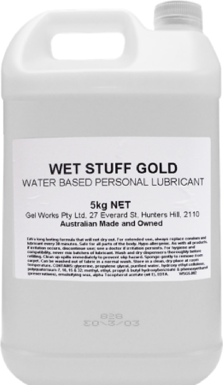 Wet Stuff Gold – Long-Lasting Clear Water-Based Lubricant > Lube > Water Based - Tophatter Daily Deals