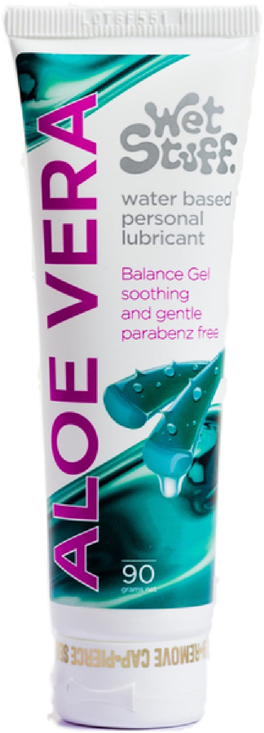 Wet Stuff Aloe Vera Lubricant – Soothing Sensitive Skin Lubricant 90g Tube > Lube > Water Based - Tophatter Daily Deals
